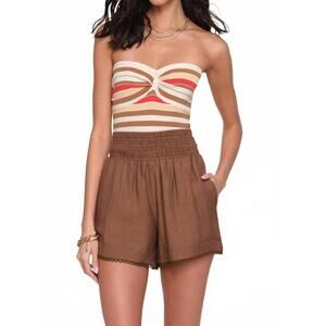 NEW HEARTLOOM como short in mocha